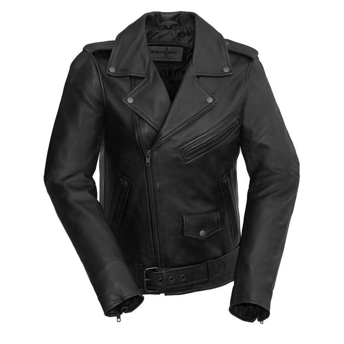 First Manufacturing Rebel - Women's Lambskin Leather Jacket, Black - American Legend Rider