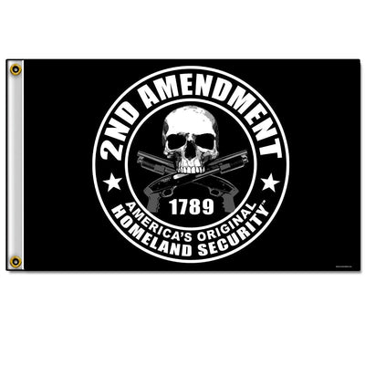 Hot Leathers 2Nd Amendment Flag - American Legend Rider