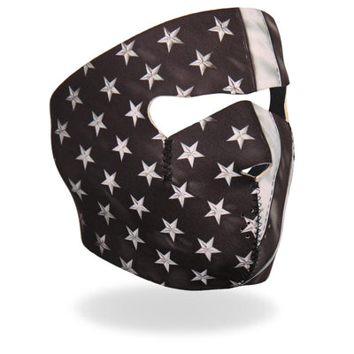 Hot Leathers Black And White Face Mask - American Legend Rider