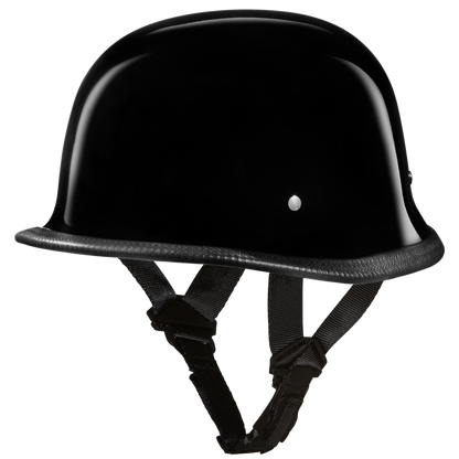 Daytona D.O.T German Hi-Gloss Black Helmet - American Legend Rider