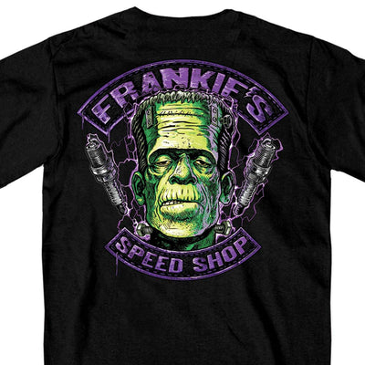 Hot Leathers Men's Frankie's Speed Shop T-Shirt, Black - American Legend Rider
