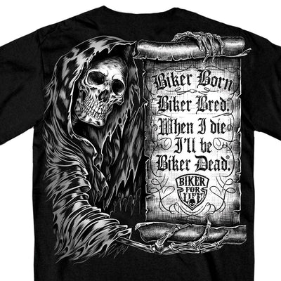 Hot Leathers Men's Scroll Double Sided T-Shirt, Black - American Legend Rider