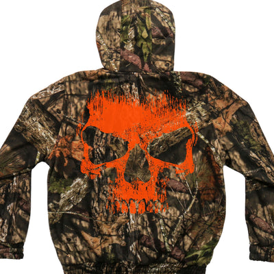 Mossy Oak and Hot Leathers GMD4471 Mens Limited Edition Mashup Skull Jungle Camo Hoodie Sweatshirt