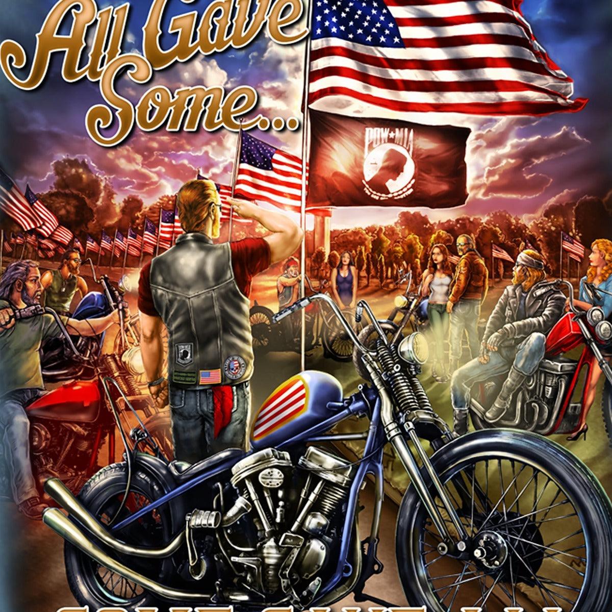 Hot Leathers Men's Remembrance Sleeveless Denim Vest - American Legend Rider