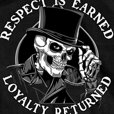 Hot Leathers Men's Respect Top Hat T-Shirt, Black - American Legend Rider