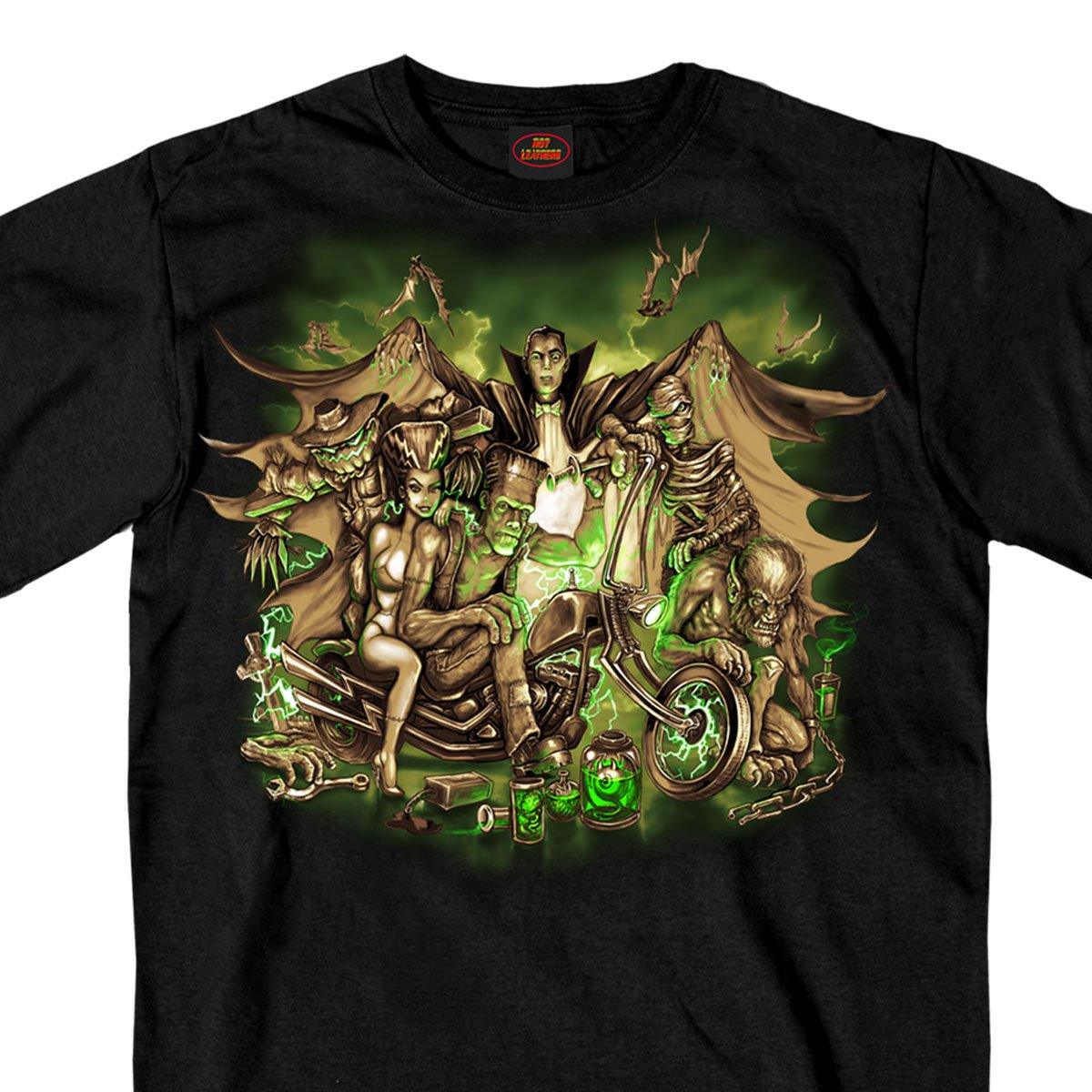 Hot Leathers Men's Monster Mash T-Shirt, Black - American Legend Rider