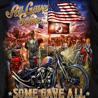 Hot Leathers Men's Remembrance All Gave Some T-Shirt - American Legend Rider
