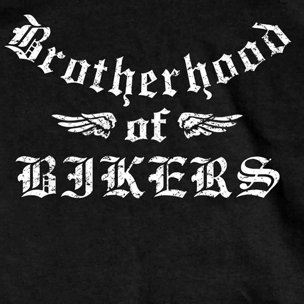 Hot Leathers Men's Brotherhood Of Bikers T-Shirt, Black - American Legend Rider