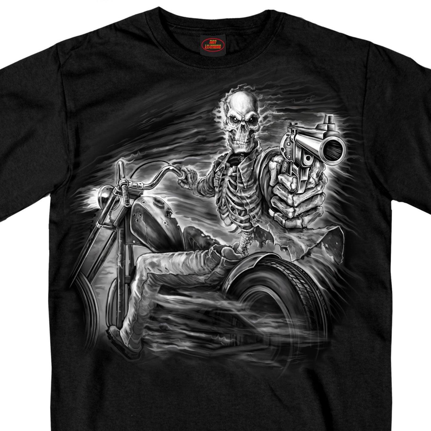 Hot Leathers Men's Assassin Rider T-Shirt, Black - American Legend Rider