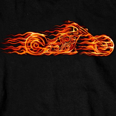 Hot Leathers Men's Hell Bike Long Sleeve Shirt, Black - American Legend Rider