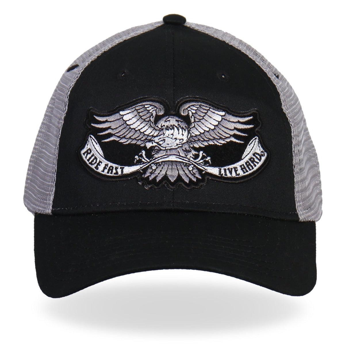 Hot Leathers Eagle Tattoo Trucker Hat - American Legend Rider