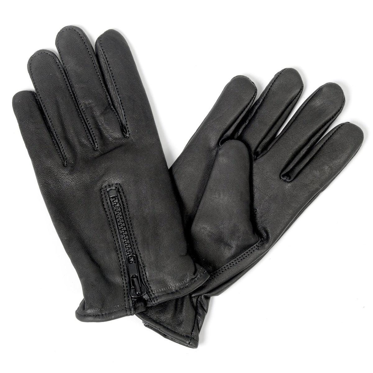 Hot Leathers Fleece Lined Leather Glove - American Legend Rider