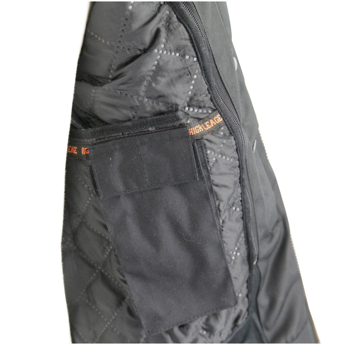 Vance Leather Top Grain Leather Scooter Jacket with Zippered Vents