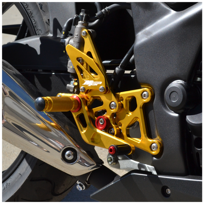 Hotbodies Racing MGP Rearsets for Honda CBR250R / CBR300R / CB300F 2011-21