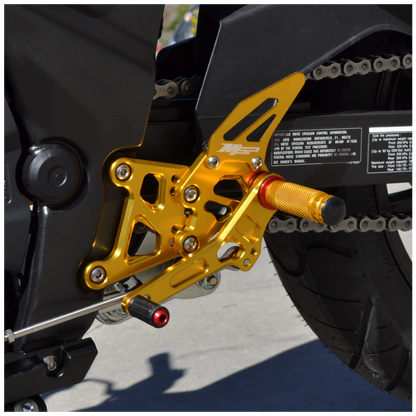 Hotbodies Racing MGP Rearsets for Honda CBR250R / CBR300R / CB300F 2011-21