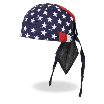 Hot Leathers American Flag Headwrap - American Legend Rider