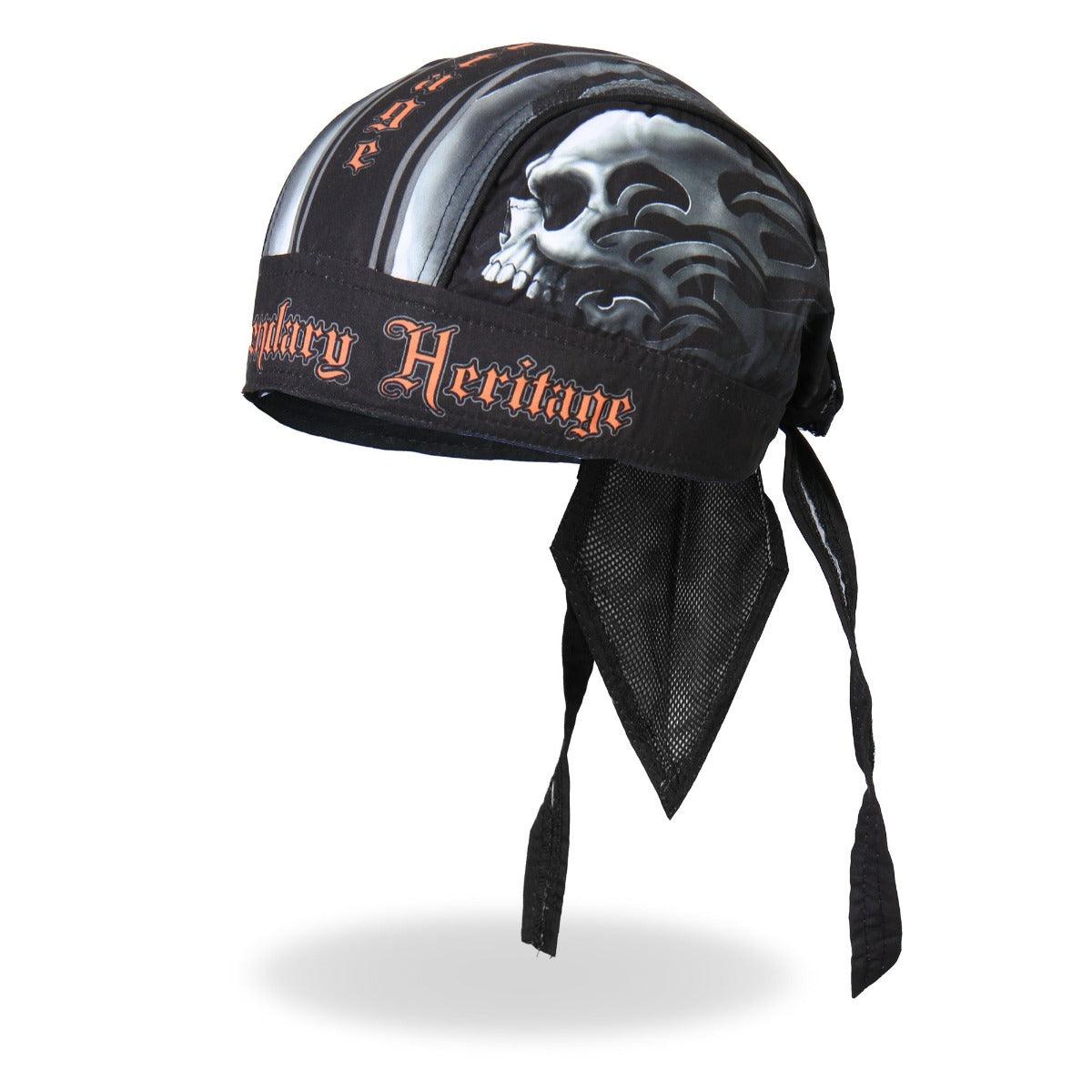 Hot Leathers Skull Face Headwrap - American Legend Rider