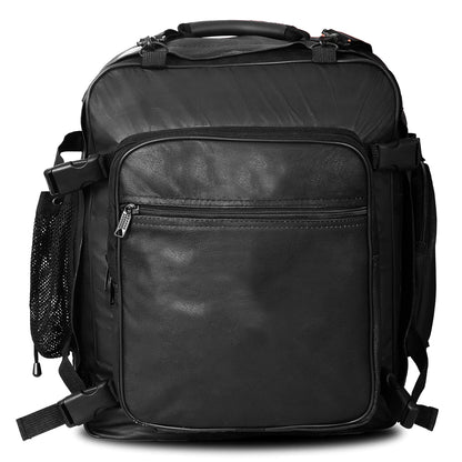 Vance Leather 3pc Rock Design Leather -Sissy Bar Bag Set