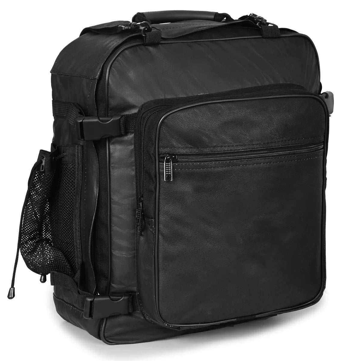 Vance Leather 3pc Rock Design Leather -Sissy Bar Bag Set