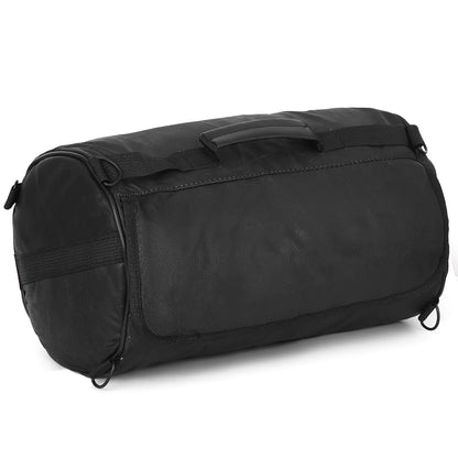 Vance Leather 3pc Rock Design Leather -Sissy Bar Bag Set
