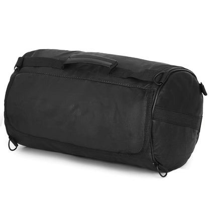 Vance Leather 3pc Rock Design Leather -Sissy Bar Bag Set