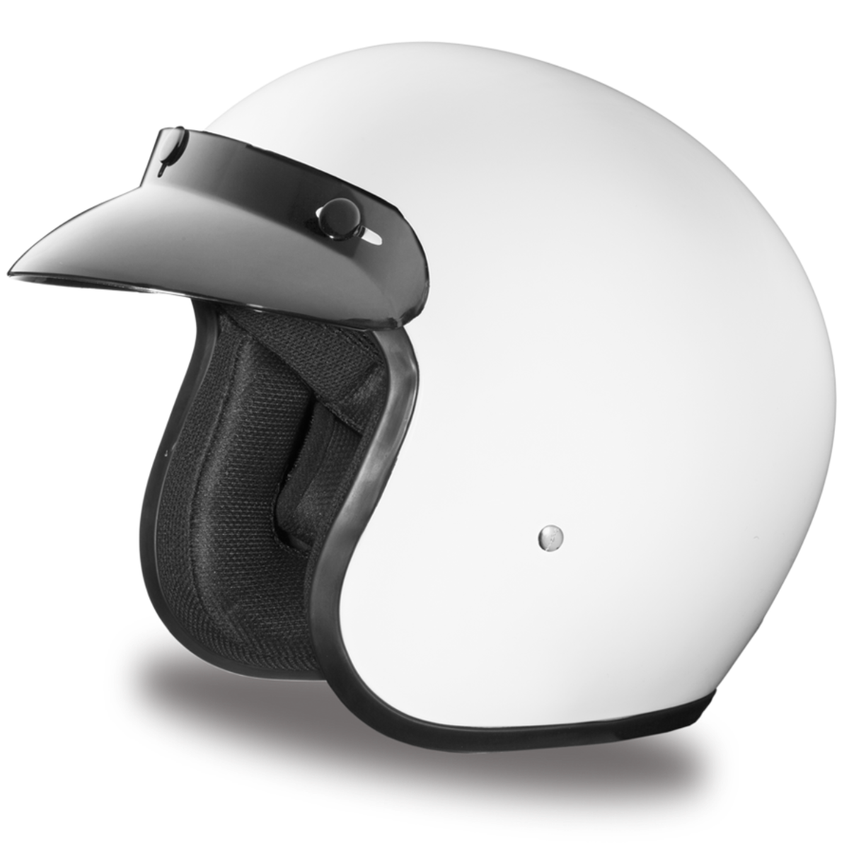 Daytona D.O.T Cruiser Hi-Gloss White Helmet - American Legend Rider