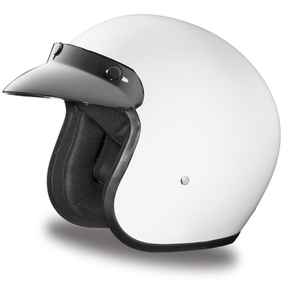Daytona D.O.T Cruiser Hi-Gloss White Helmet - American Legend Rider