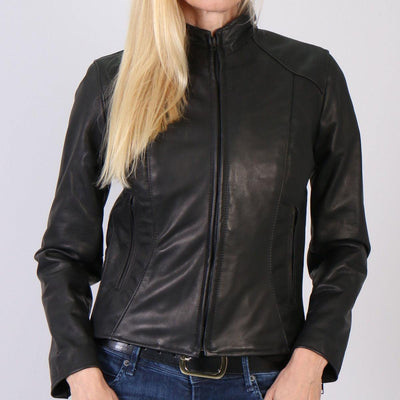 Hot Leathers Usa Made Women's Clean Cut Leather Jacket - American Legend Rider
