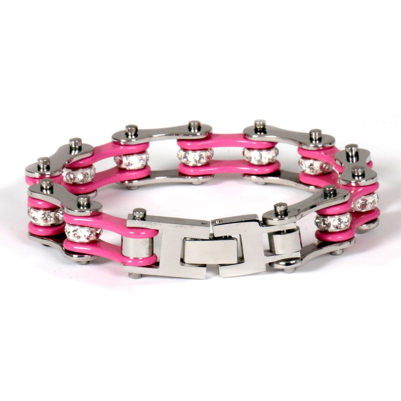 Hot Leathers Pink Motorcycle Chain Bracelets - American Legend Rider