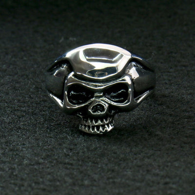 Hot Leathers Punisher Skull Ring - American Legend Rider