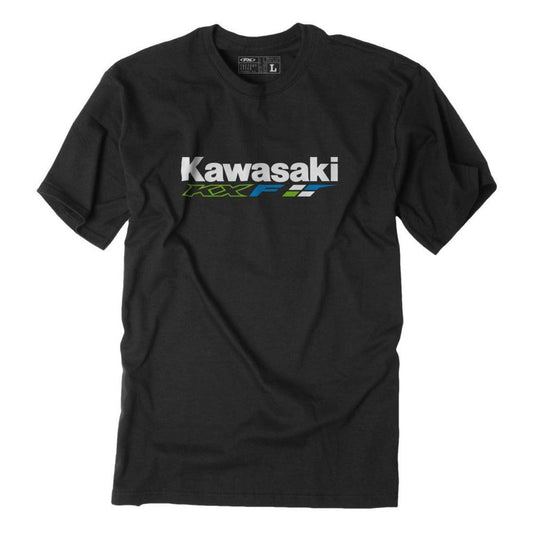 Factory Effex Men's Kawasaki KXF T-Shirt, Black - American Legend Rider