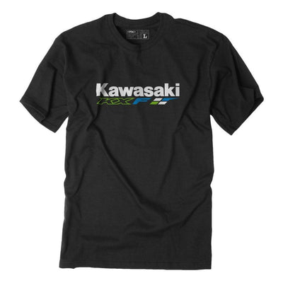 Factory Effex Men's Kawasaki KXF T-Shirt, Black - American Legend Rider