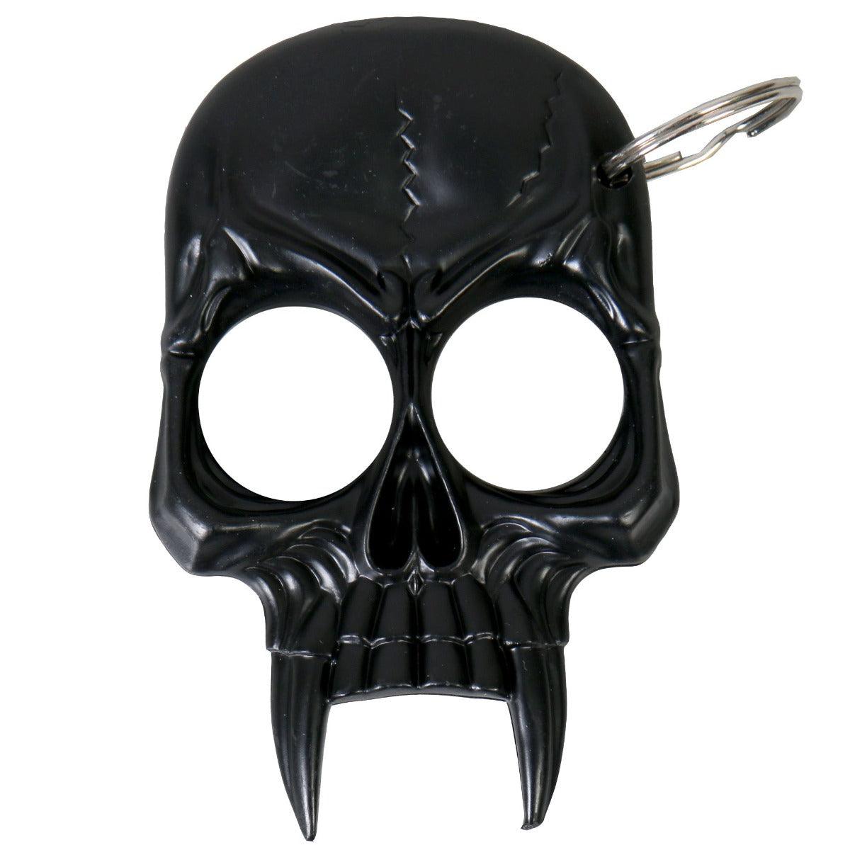 Hot Leathers Black Skull Defense Key Chain - American Legend Rider