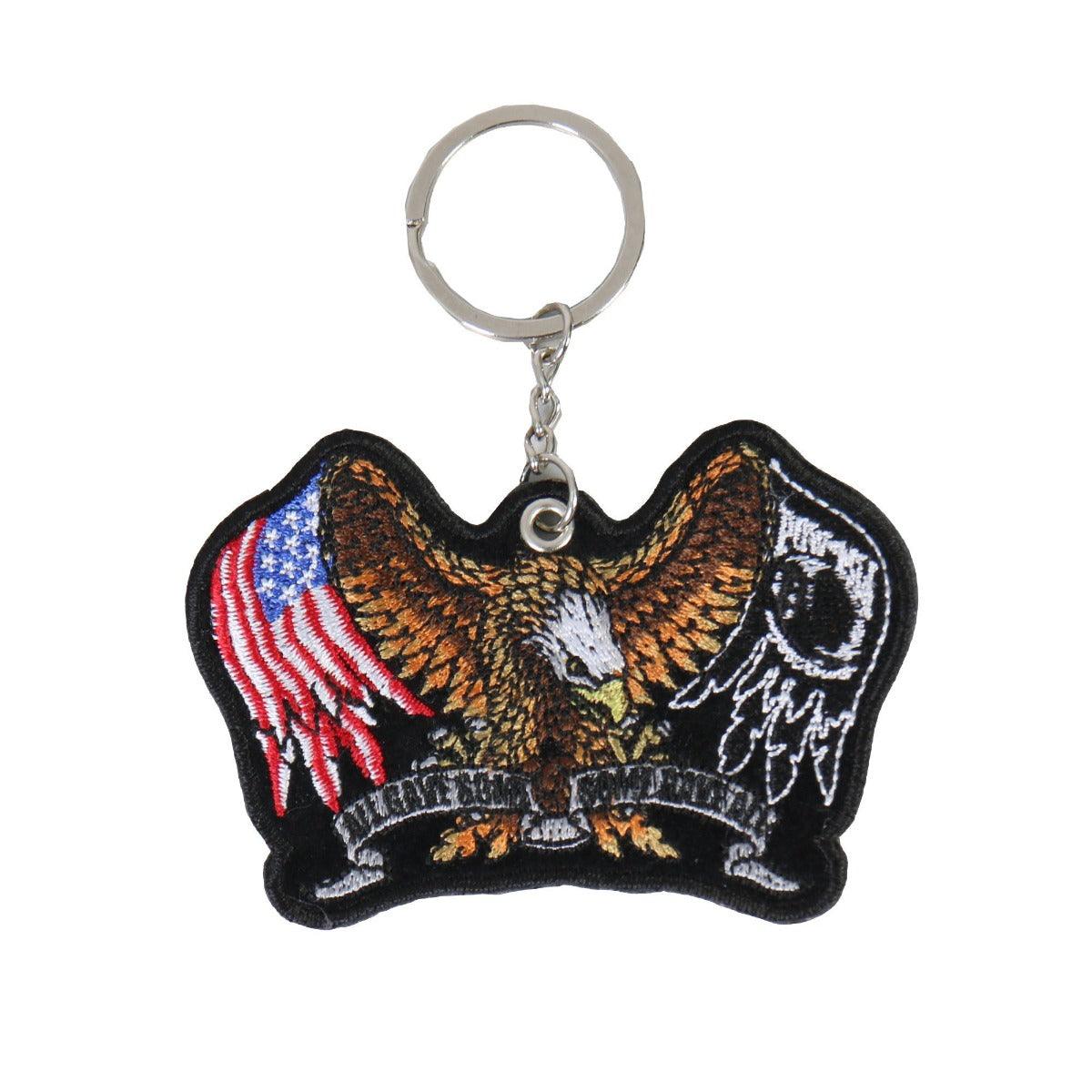 Hot Leathers All Gave Some Embroidered Key Chain - American Legend Rider