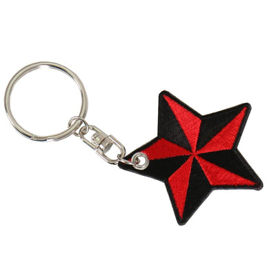 Hot Leathers American Nautical Embroidered Key Chain - American Legend Rider