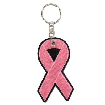 Hot Leathers Pink Ribbon Keychain - American Legend Rider