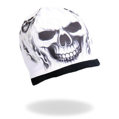 Hot Leathers Ghost Skull Sublimated Beanie - American Legend Rider