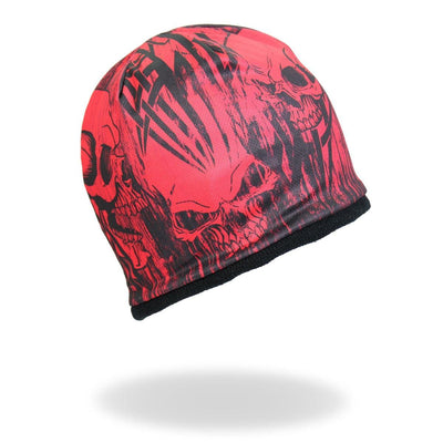 Hot Leathers Over The Top Skull Beanie - American Legend Rider