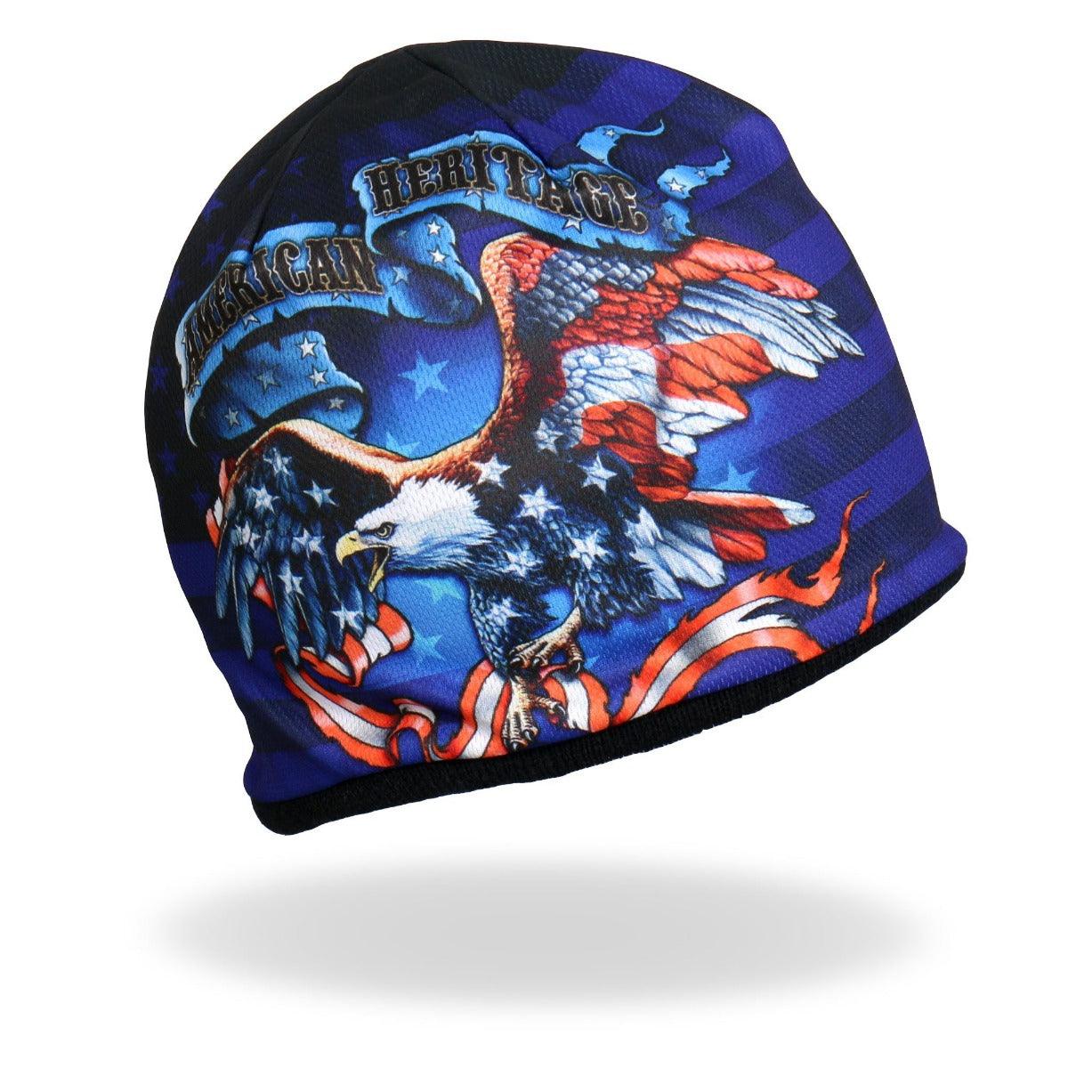 Hot Leathers Sublimated American Heritage Beanie - American Legend Rider