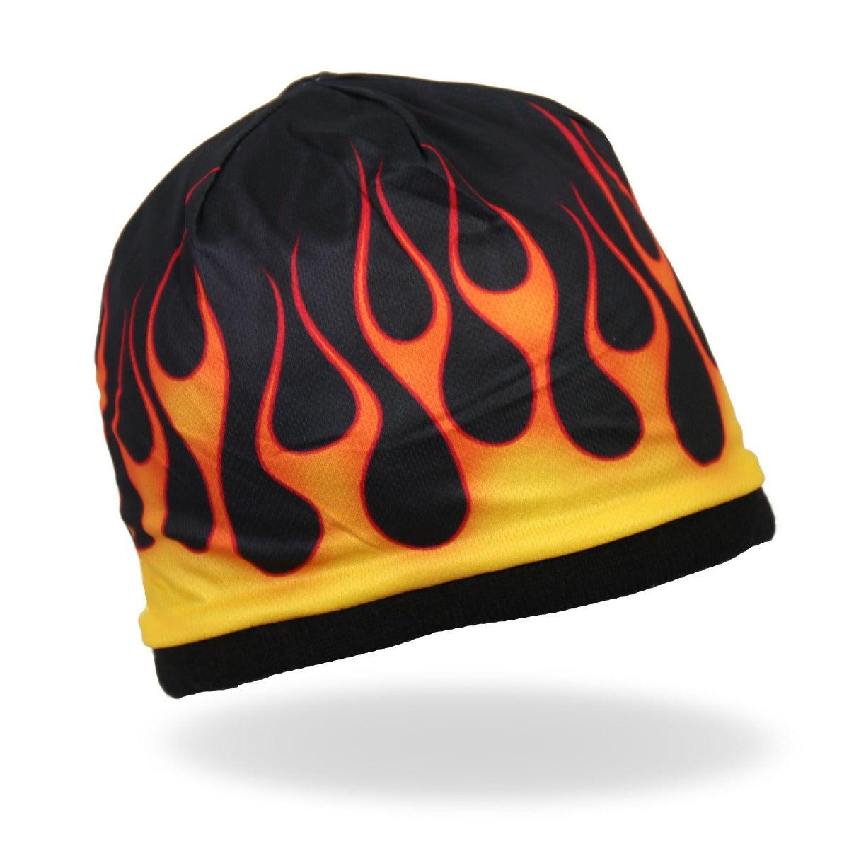 Hot Leathers Sublimated Flames Beanie - American Legend Rider