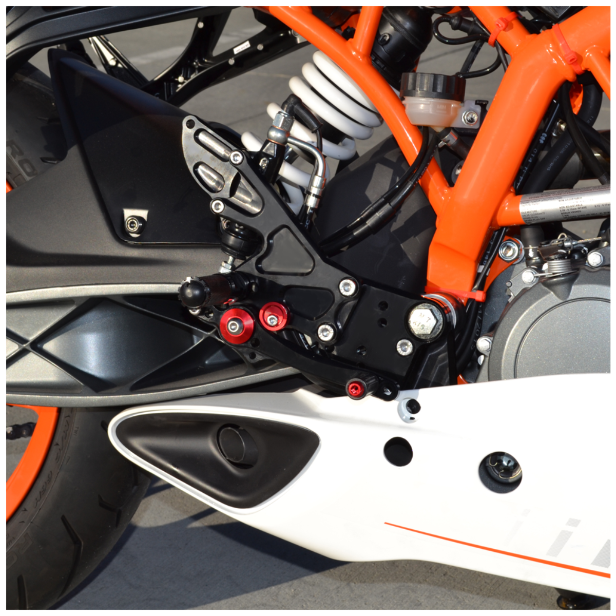 Hotbodies Racing MGP Rearsets for KTM RC390 2014-21
