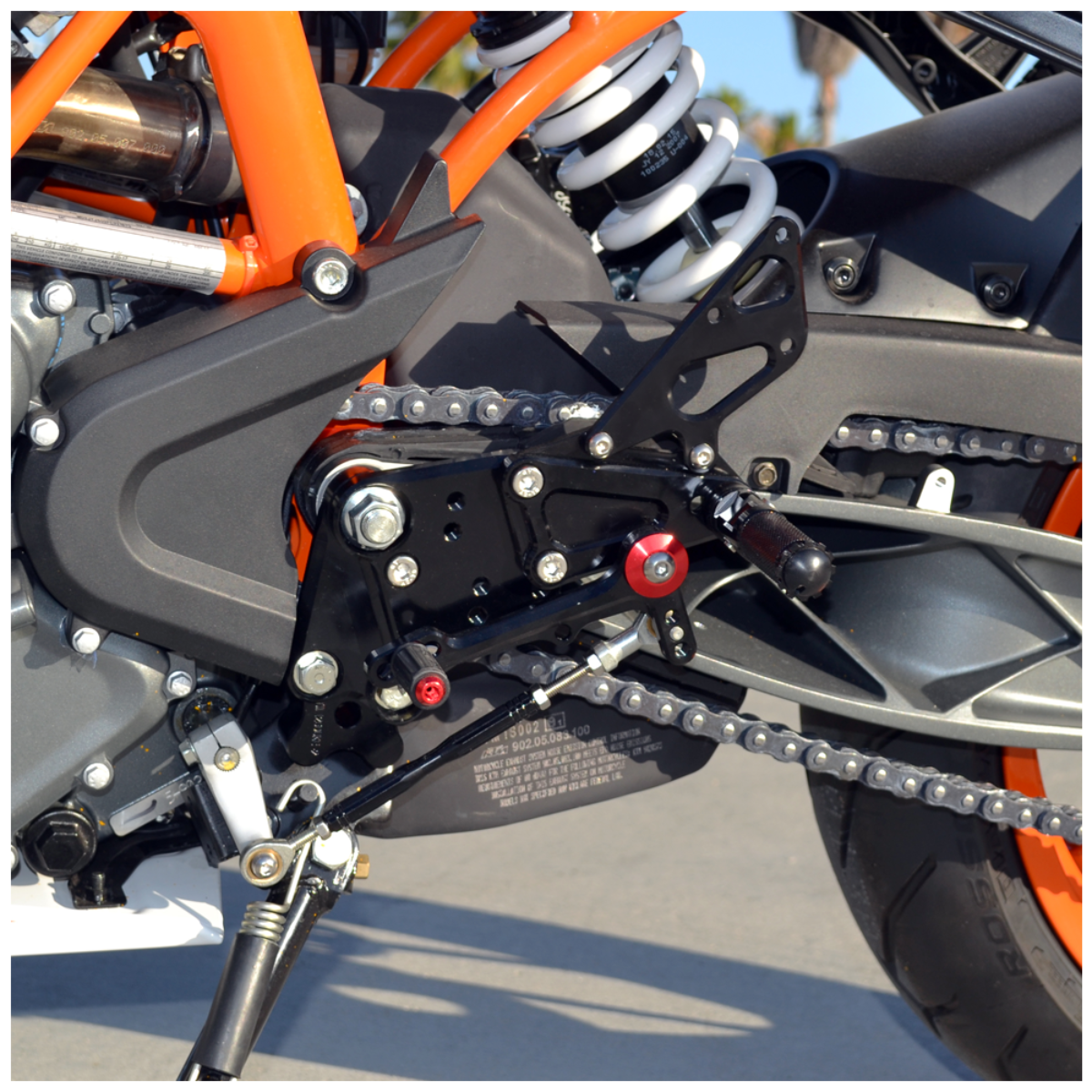 Hotbodies Racing MGP Rearsets for KTM RC390 2014-21