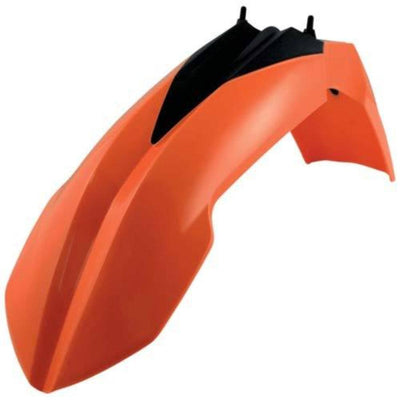 Factory Effex Front Fender Plastic SX125-450F 13-15 (Orange) - American Legend Rider