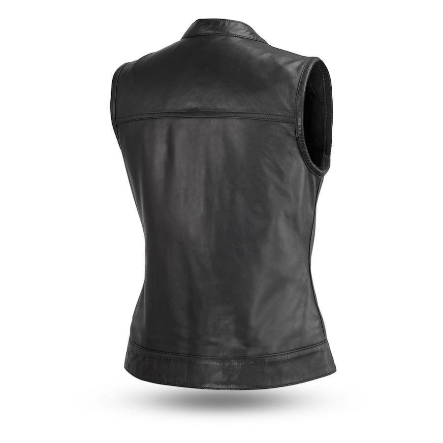 First Manufacturing Ludlow Leather Vest - American Legend Rider
