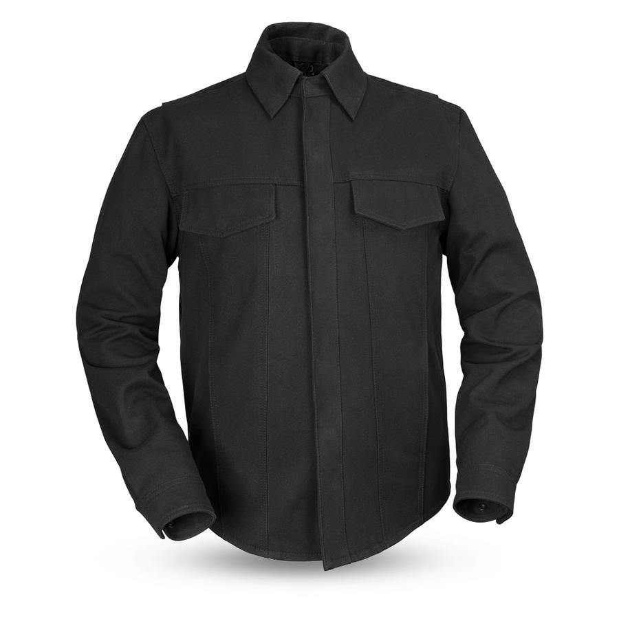 First Manufacturing Mercer Motorcycle Canvas Jacket - American Legend Rider