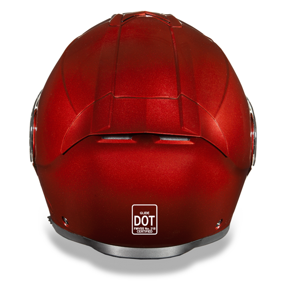 Daytona D.O.T Glide Black Cherry Metallic Helmet - American Legend Rider