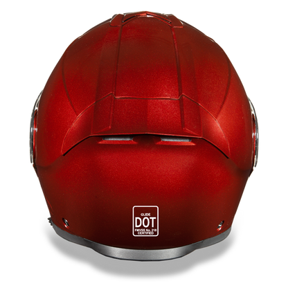 Daytona D.O.T Glide Black Cherry Metallic Helmet - American Legend Rider