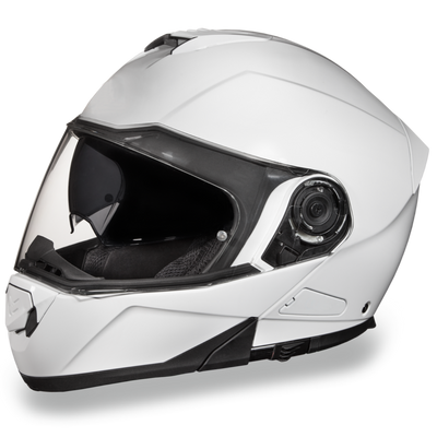 Daytona D.O.T Glide Hi-Gloss White Helmet - American Legend Rider