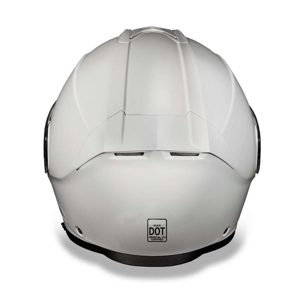 Daytona D.O.T Glide Hi-Gloss White Helmet - American Legend Rider