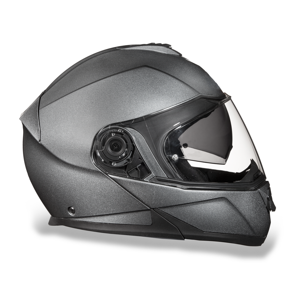 Daytona D.O.T Glide Gun Metal Gray Metallic Helmet - American Legend Rider